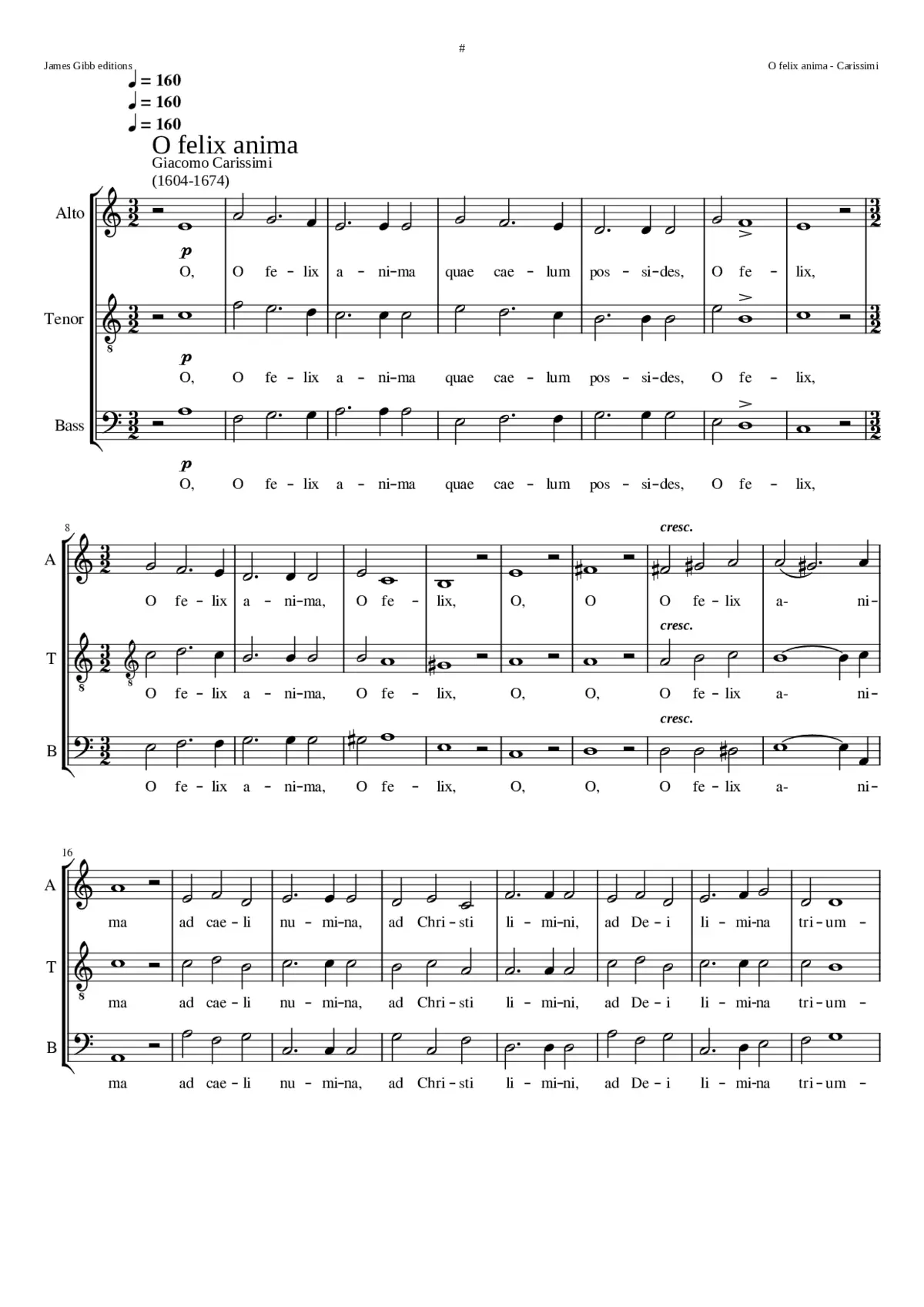 O felix anima - Page 1