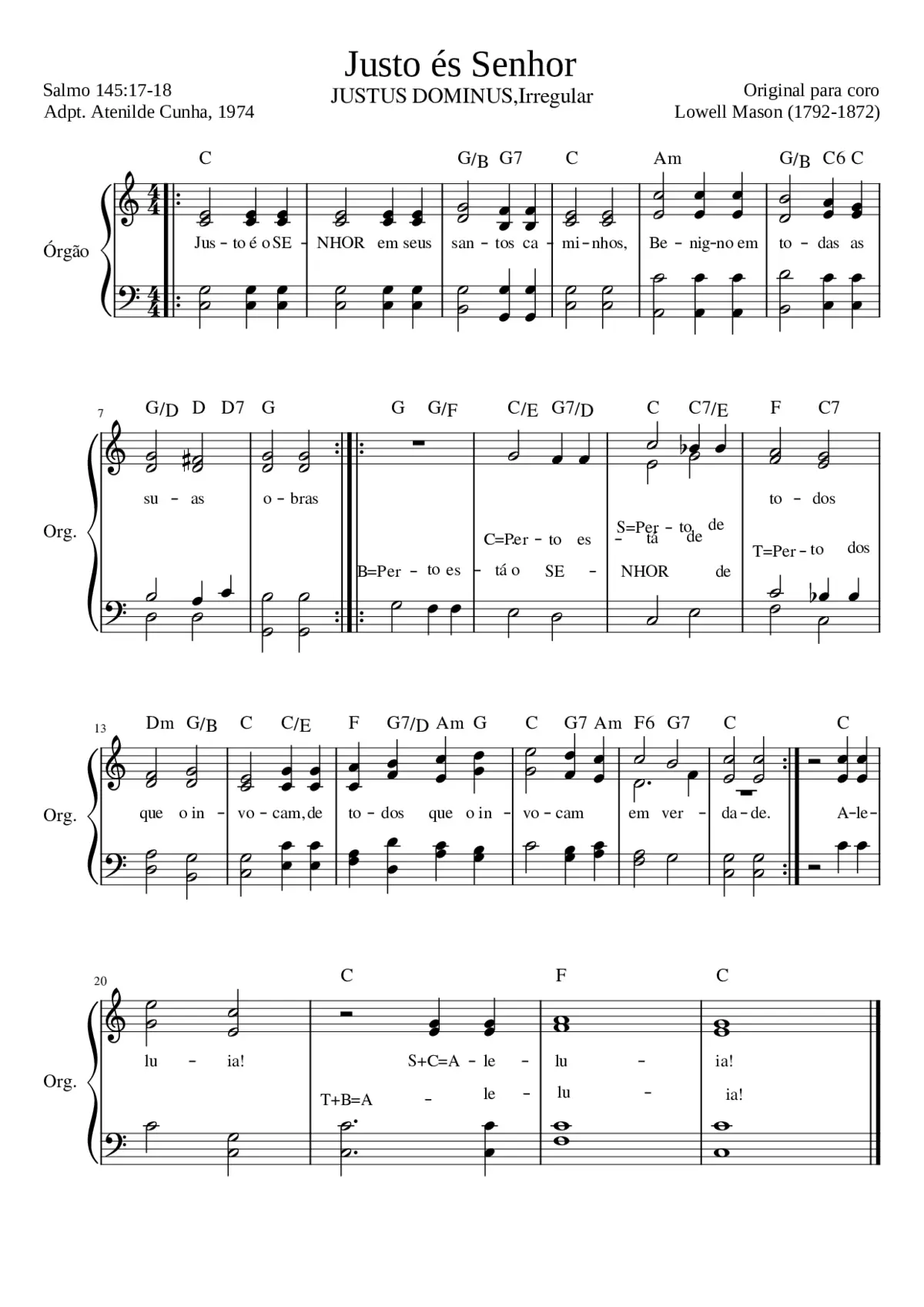 JUSTUS DOMINUS DOXOLOGIA1 - Page 1