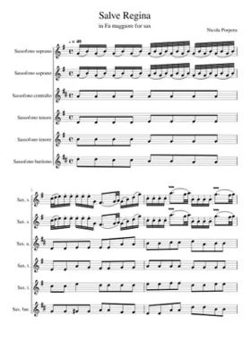 Salve regina in F major