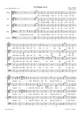 Te Deum in G