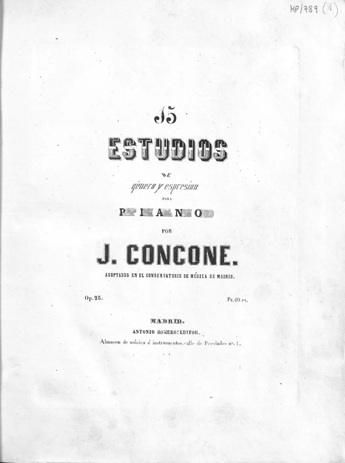15 Études de genre et d'expression - Page 1