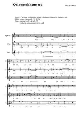 Qui consolabatur me