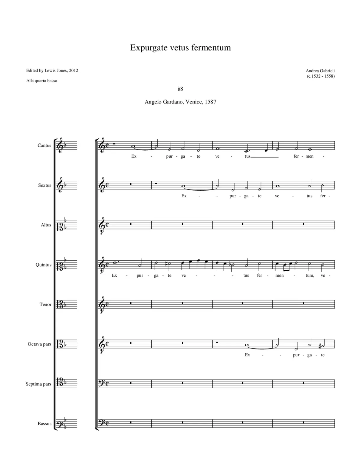 Expurgate vetus fermentum a 8 - Page 1
