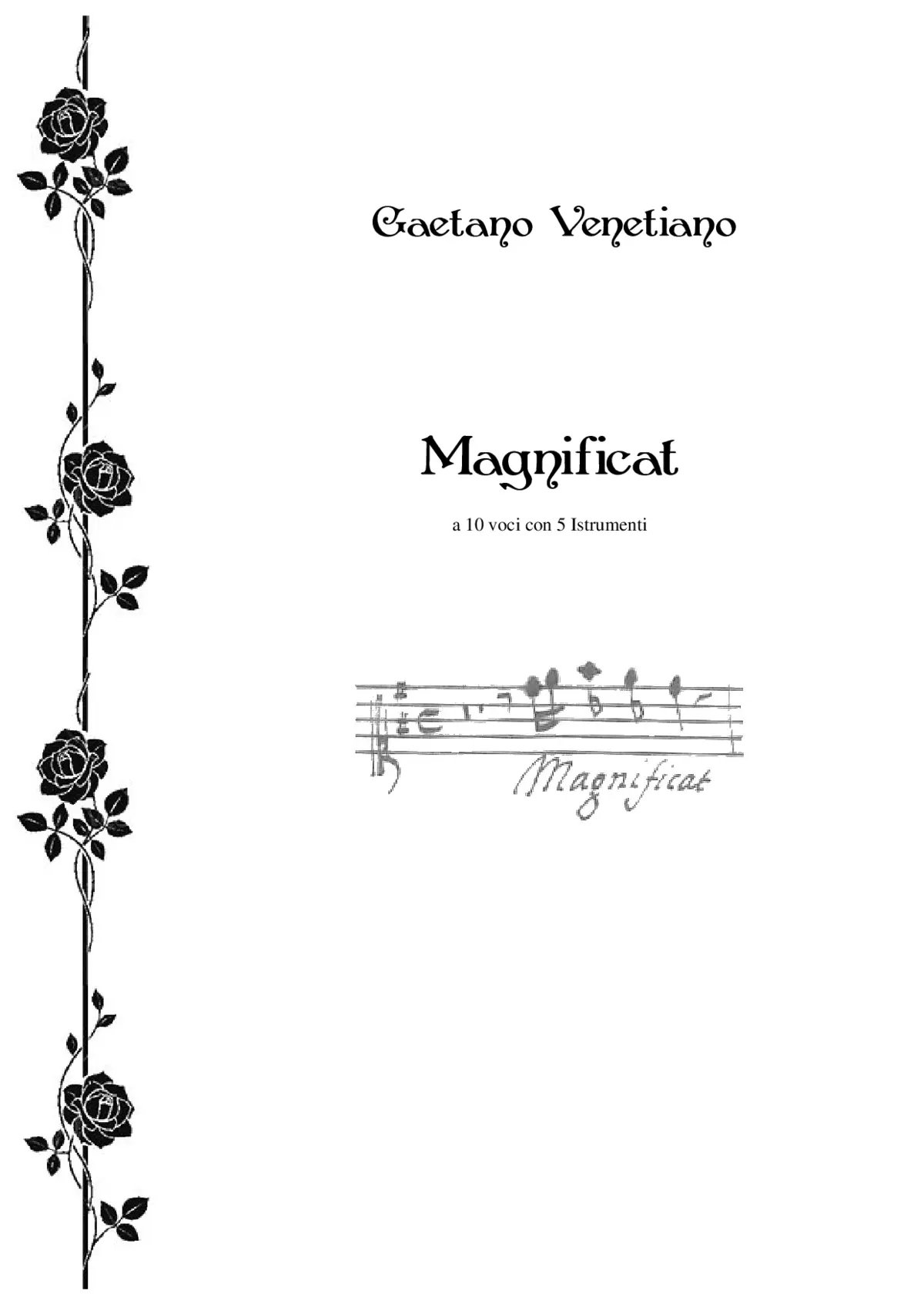 Magnificat a 10 - Page 1
