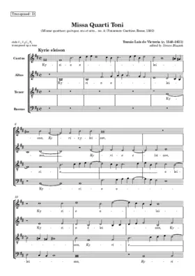 Missa Quarti toni