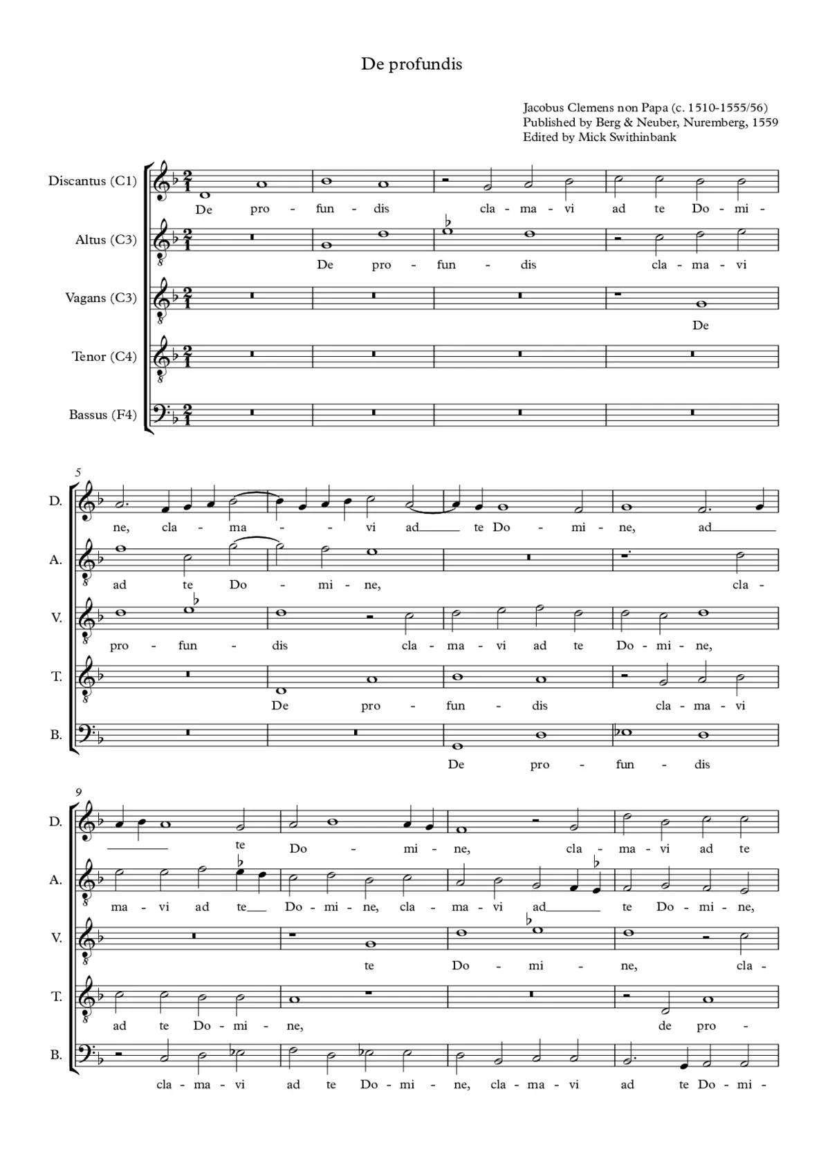 De profundis - Page 1