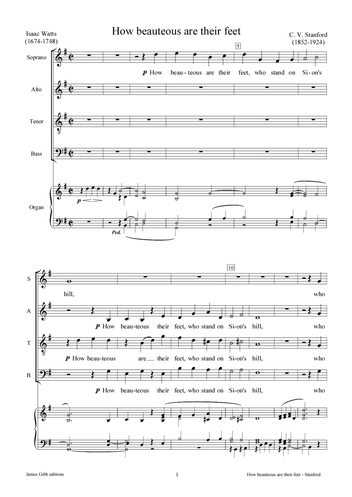How beauteous are their feet - Page 1