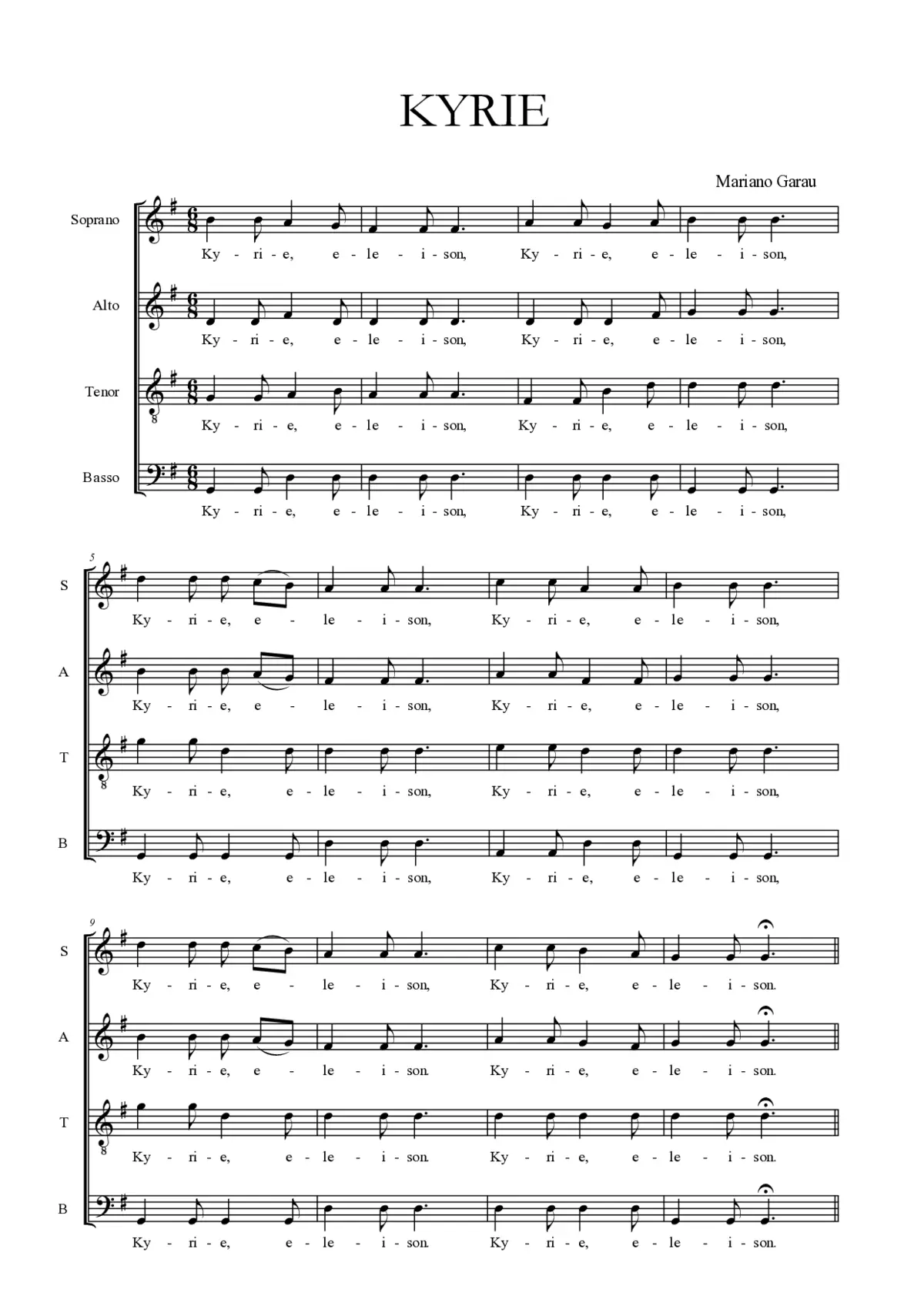 Kyrie II - Page 1