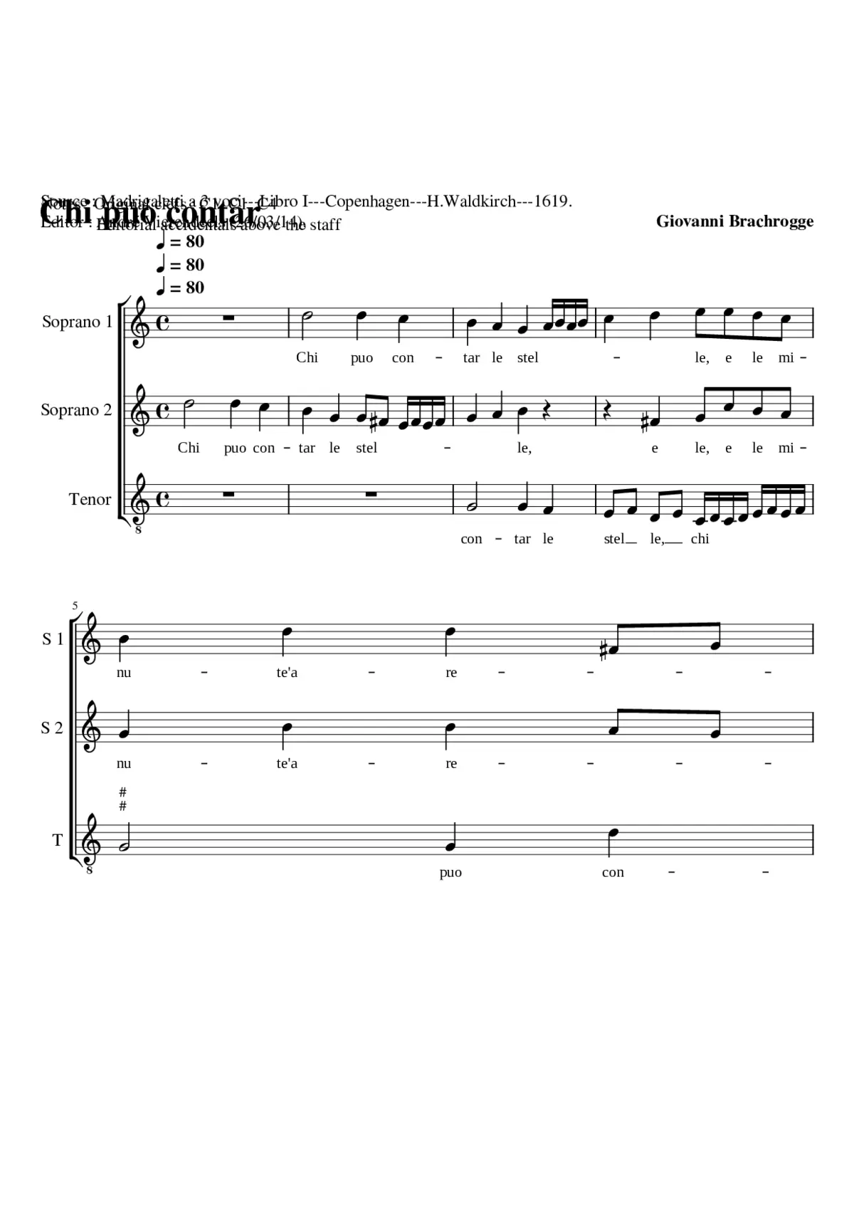 Chi puo contar le stelle - Page 1