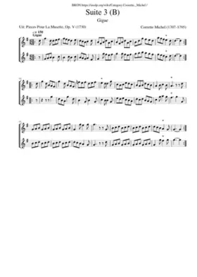 Suite 3 (B) (Gigue)