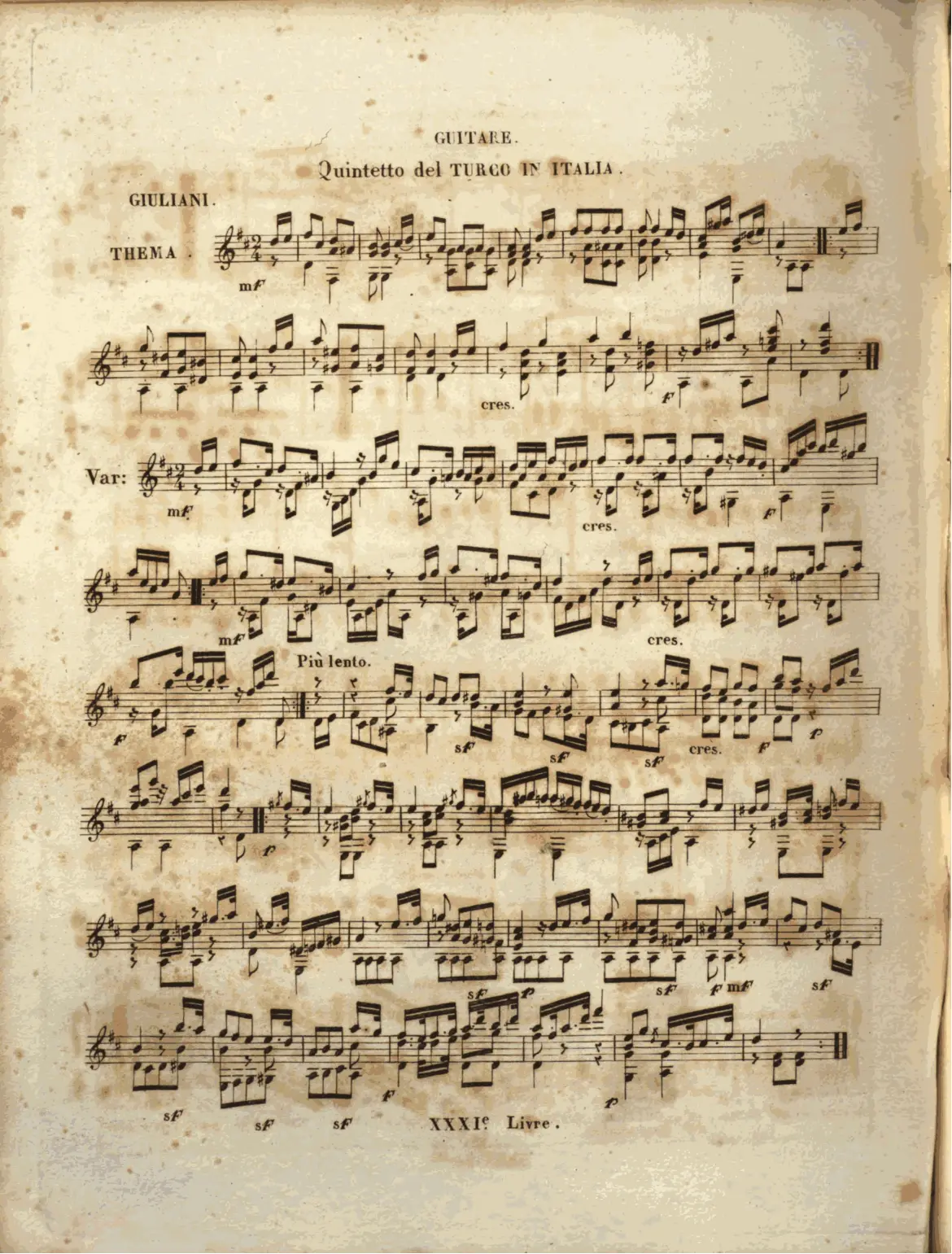 Quintetto del Turco in Italia - Page 1