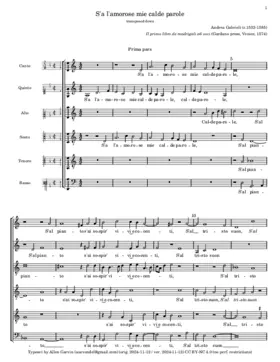 S'a l'amorose mie calde parole
