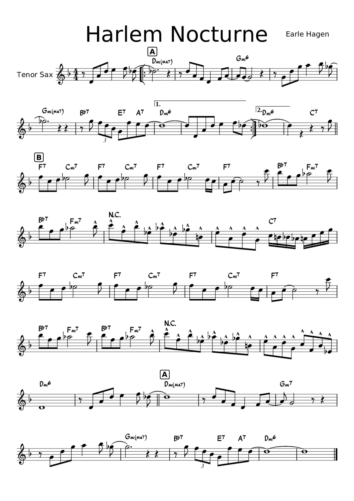 harlem nocturne - Page 1