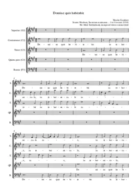 Domine quis habitabit