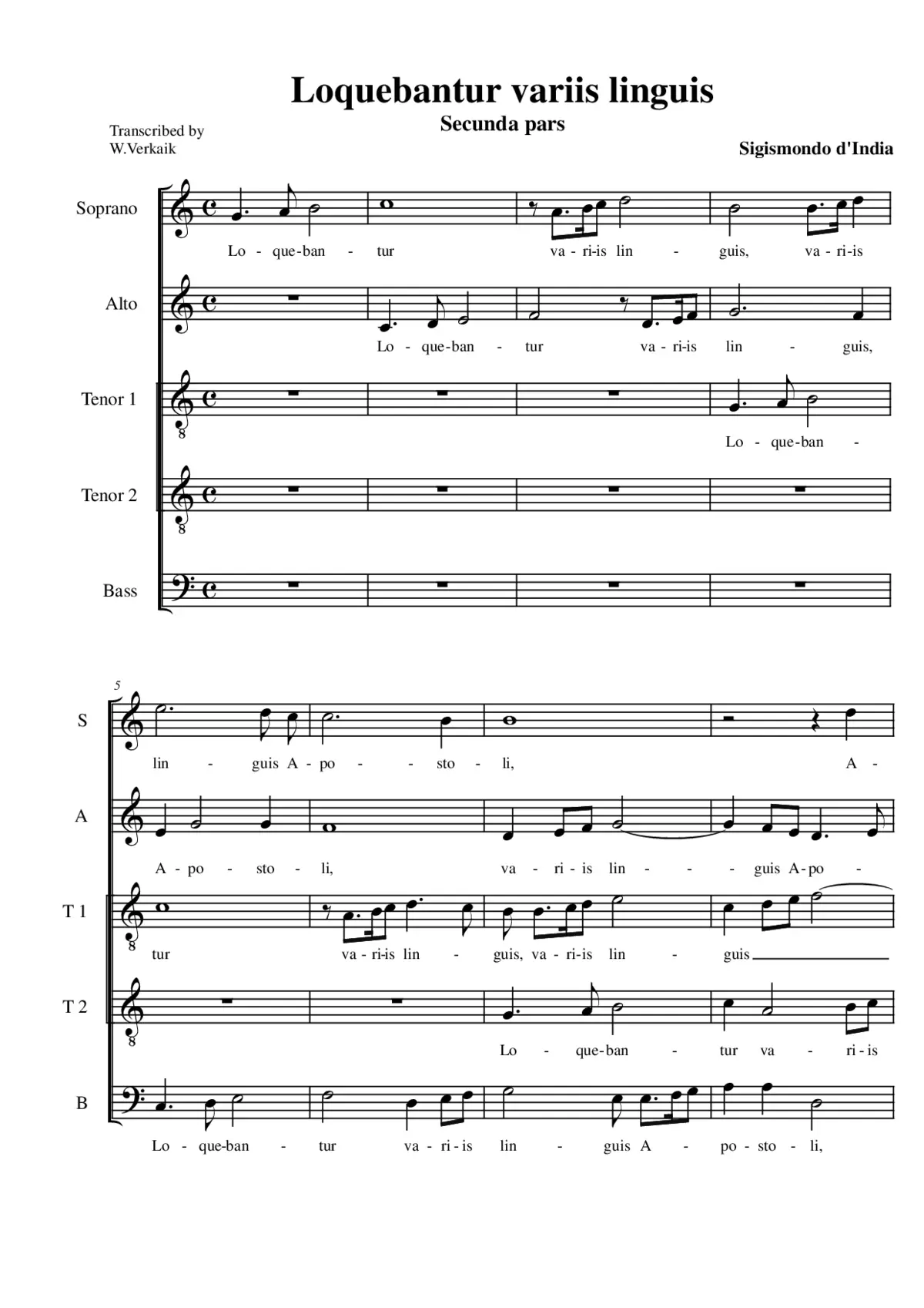 Loquebantur variis linguis - Page 1
