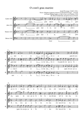 O com'è gran martire