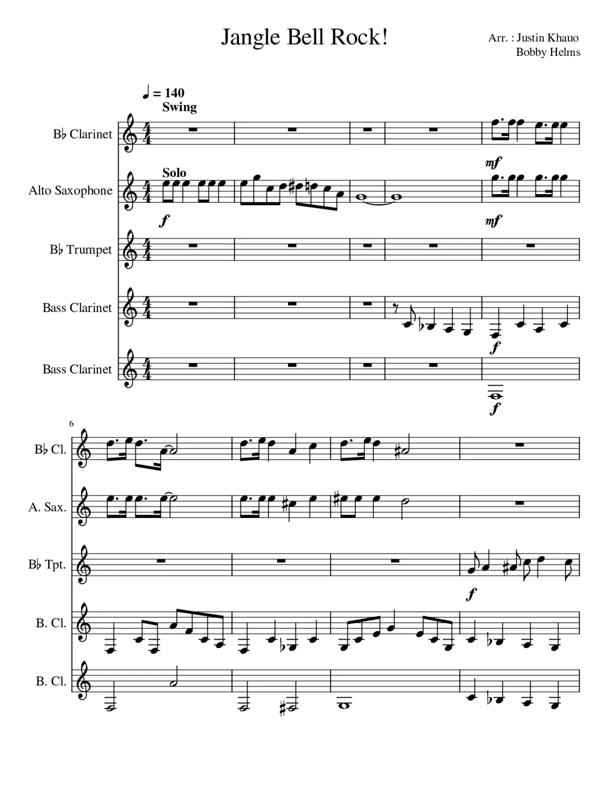 Jingle Bell Rock - Page 1