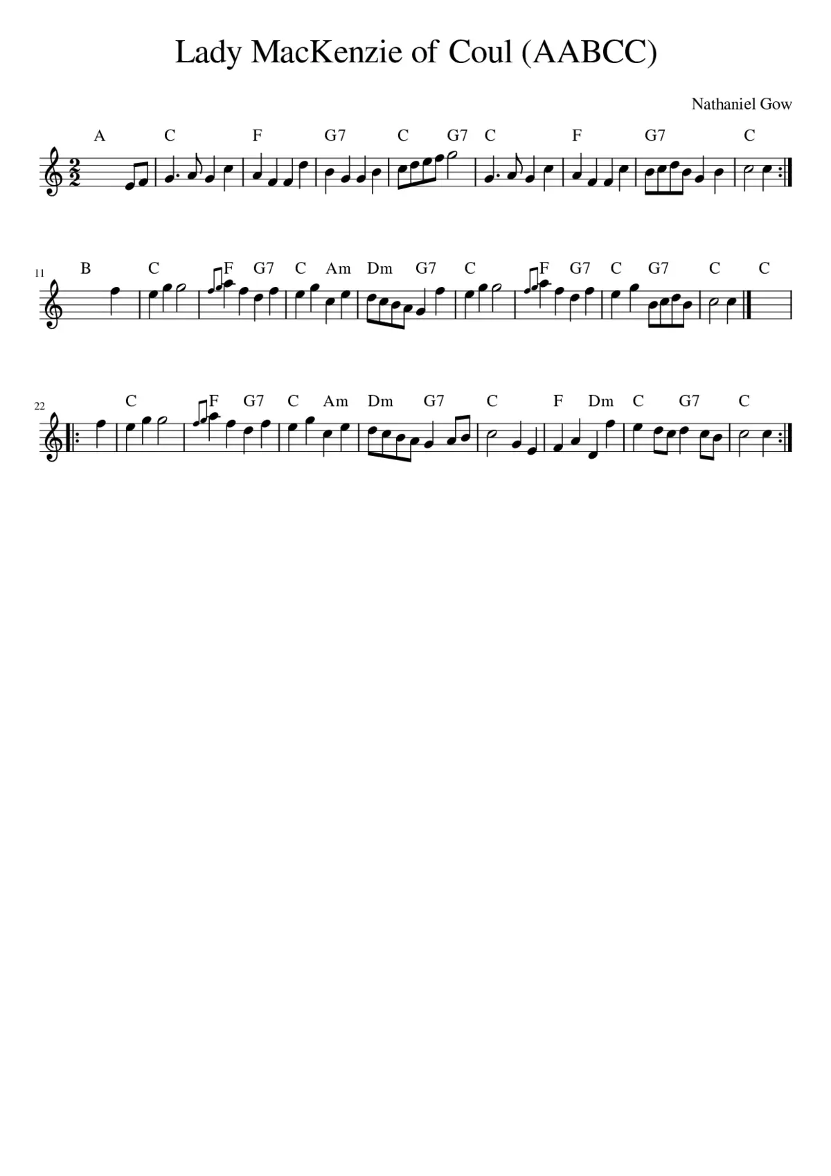 Lady MacKenzie of Coul (AABCC) - Page 1