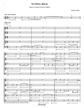 Ave Maria, alleluia