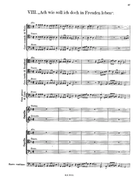 Ach wie soll ich doch in Freuden leben