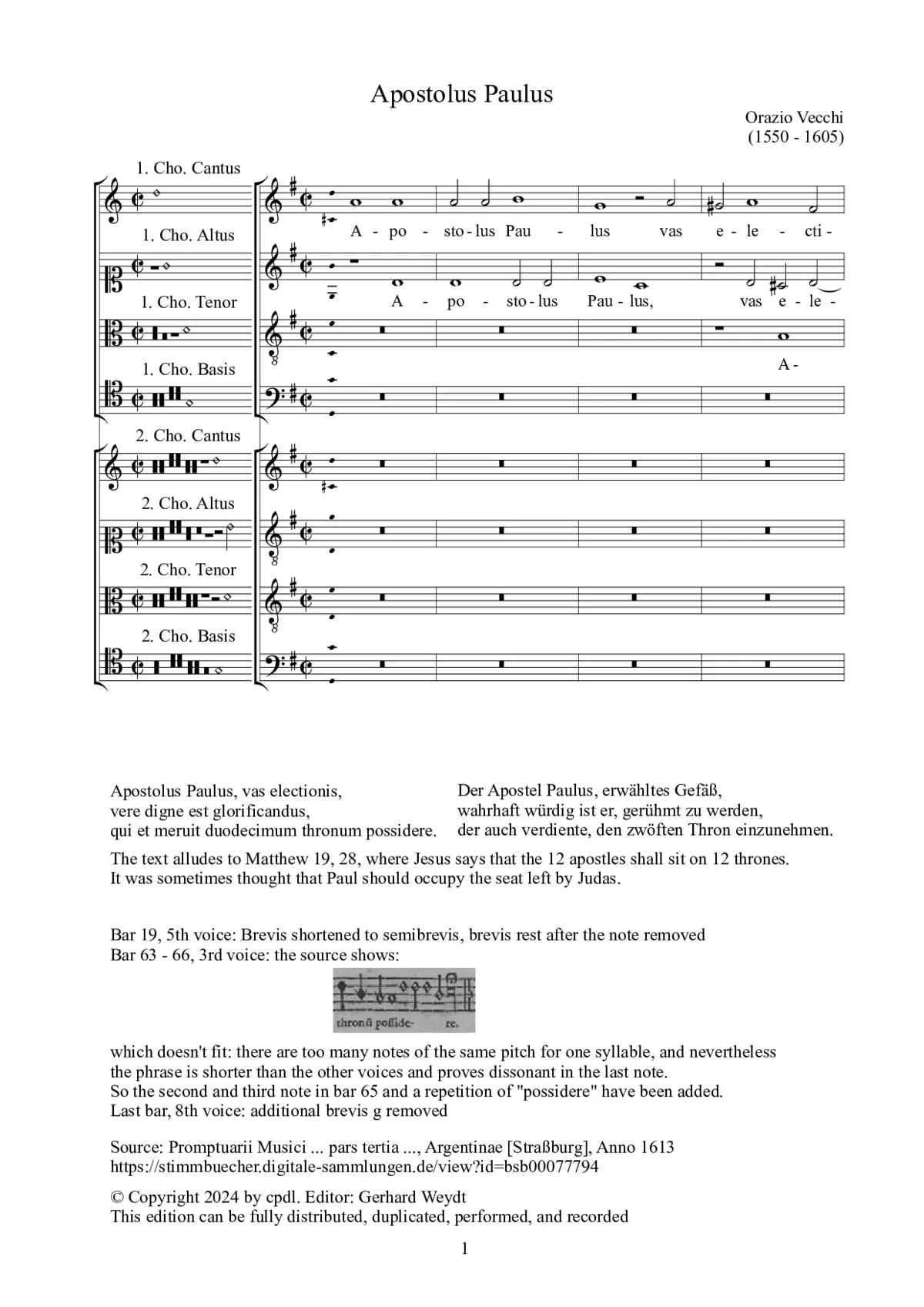 Apostolus Paulus - Page 1