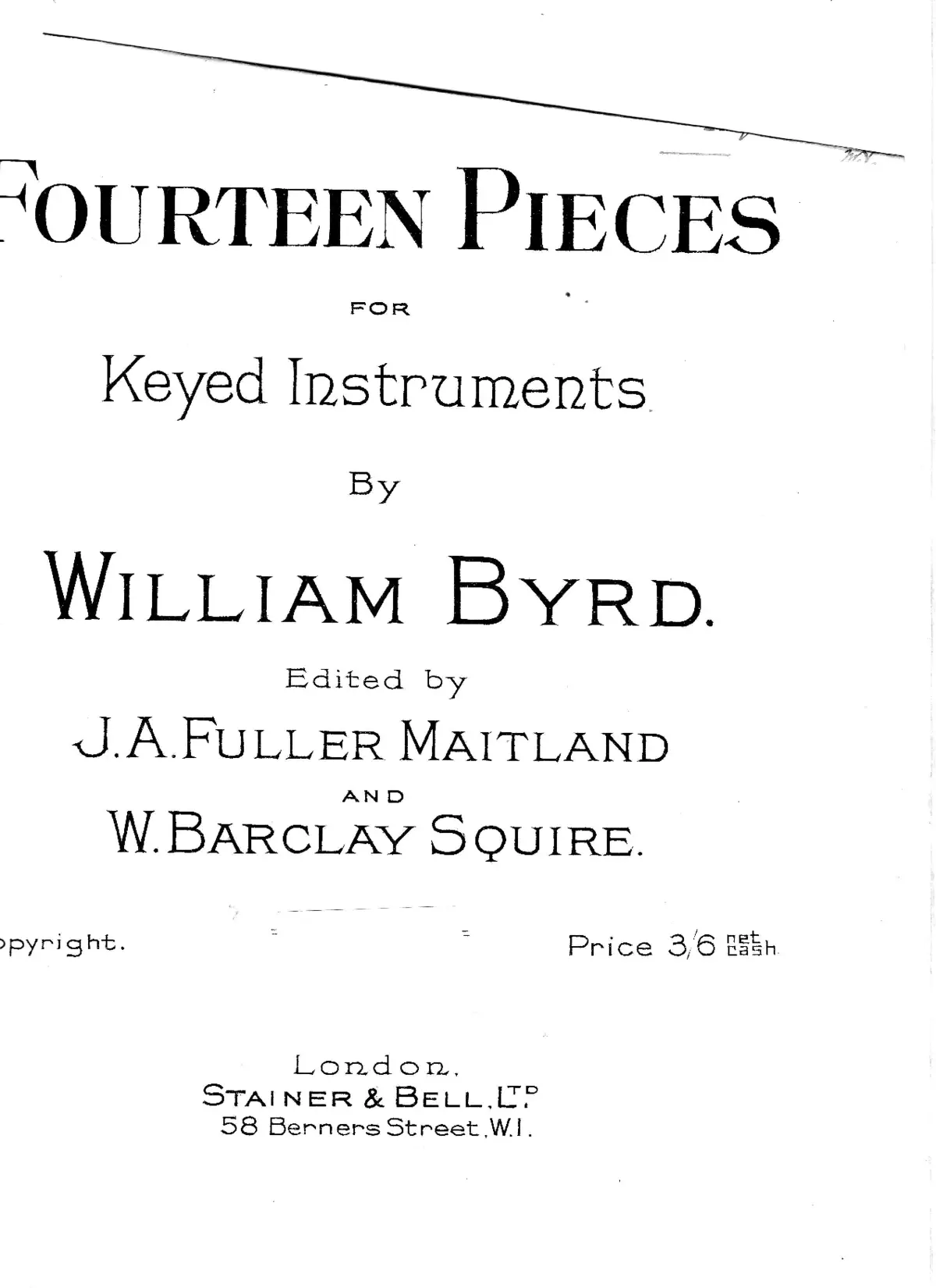 14 Pieces for Keyed Instruments - Page 1