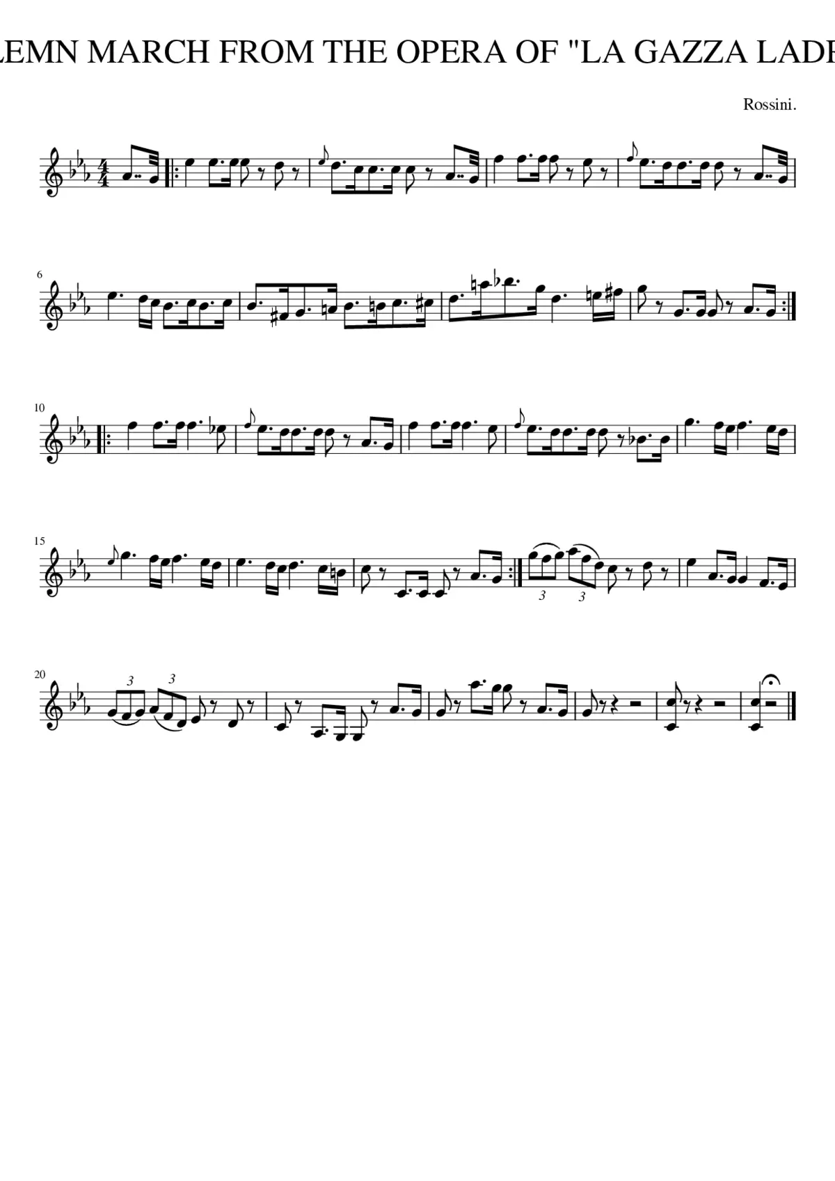 La gazza ladra - Page 1