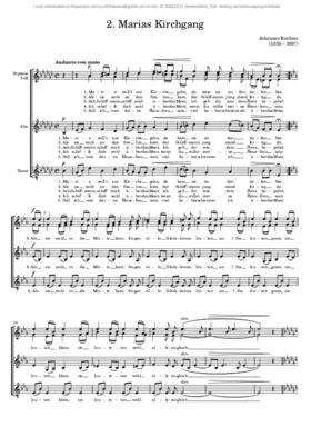 Marias Kirchgang, Op. 22, No. 2