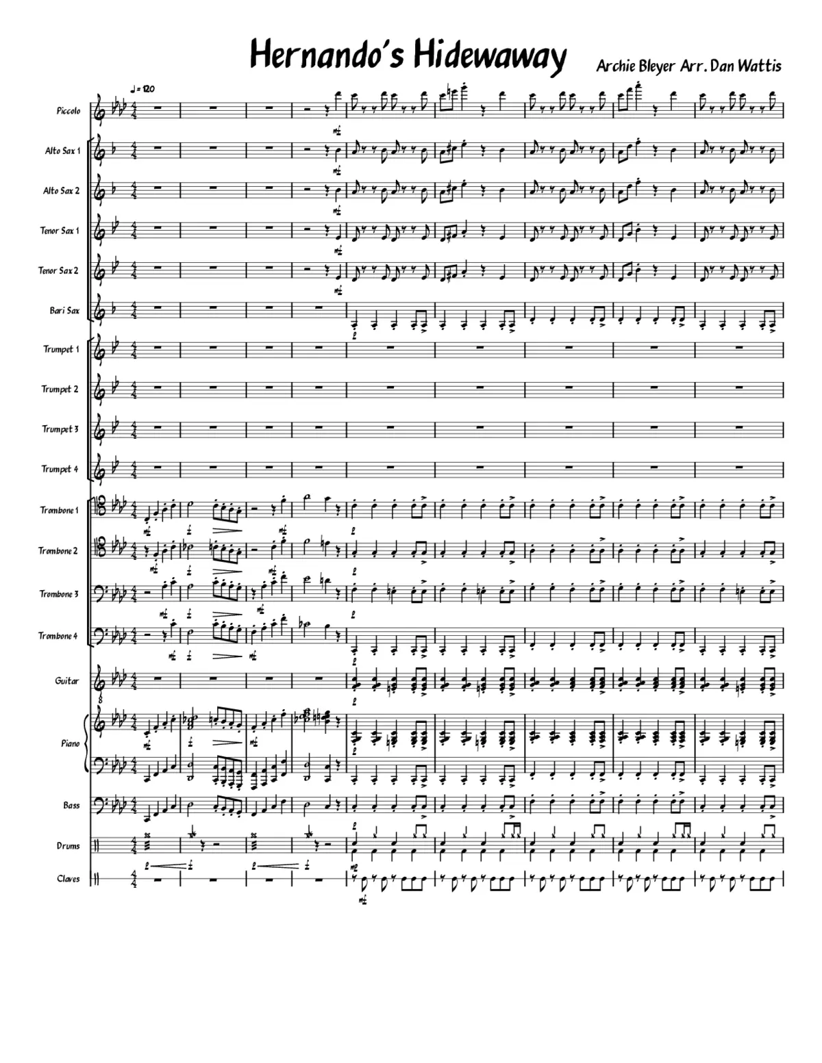 Hernando's Hideaway - Page 1