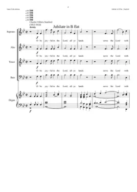 Jubilate in B flat Op. 10