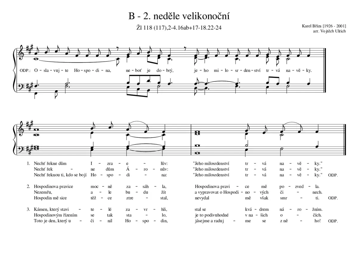 B - 2. neděle velikonoční - Page 1