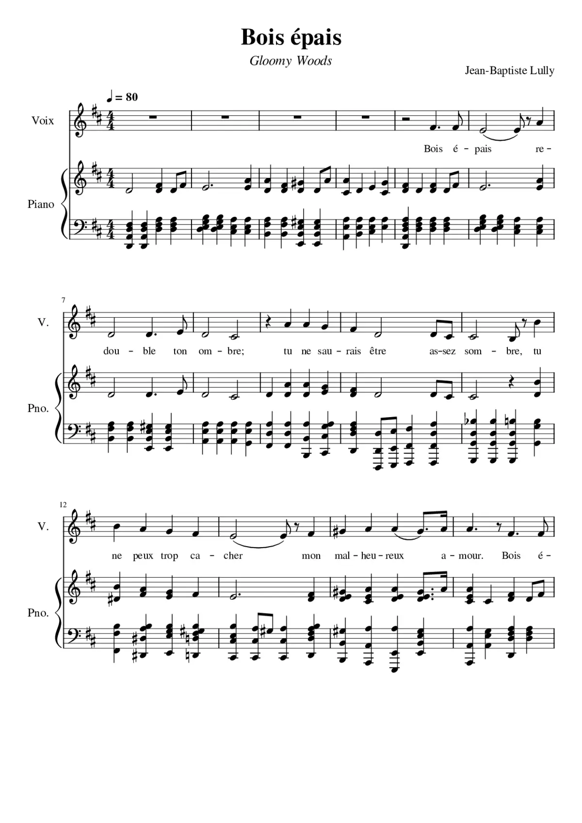 Bois épais (Gloomy woods) - Page 1