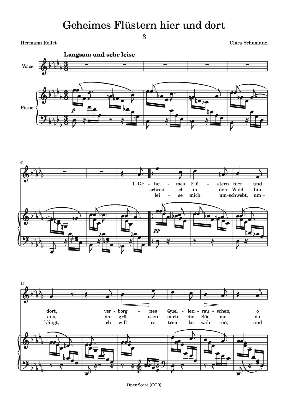 Geheimes Flüstern hier und dort - Page 1