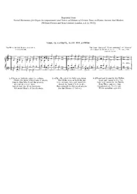 Come, ye faithful, raise the anthem