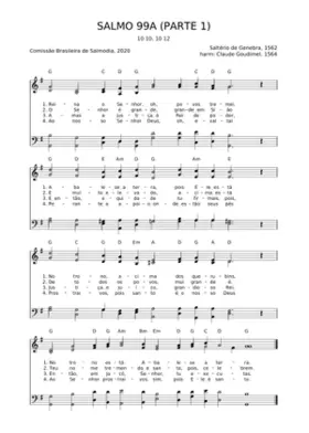 Salmo 99A (Parte 1)