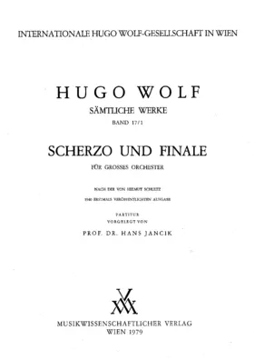 Scherzo and Finale