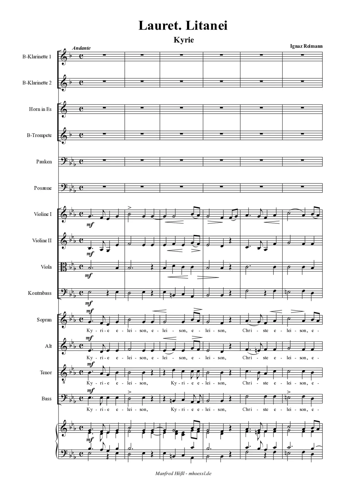 Lauretanische Litanei in Es - Page 1