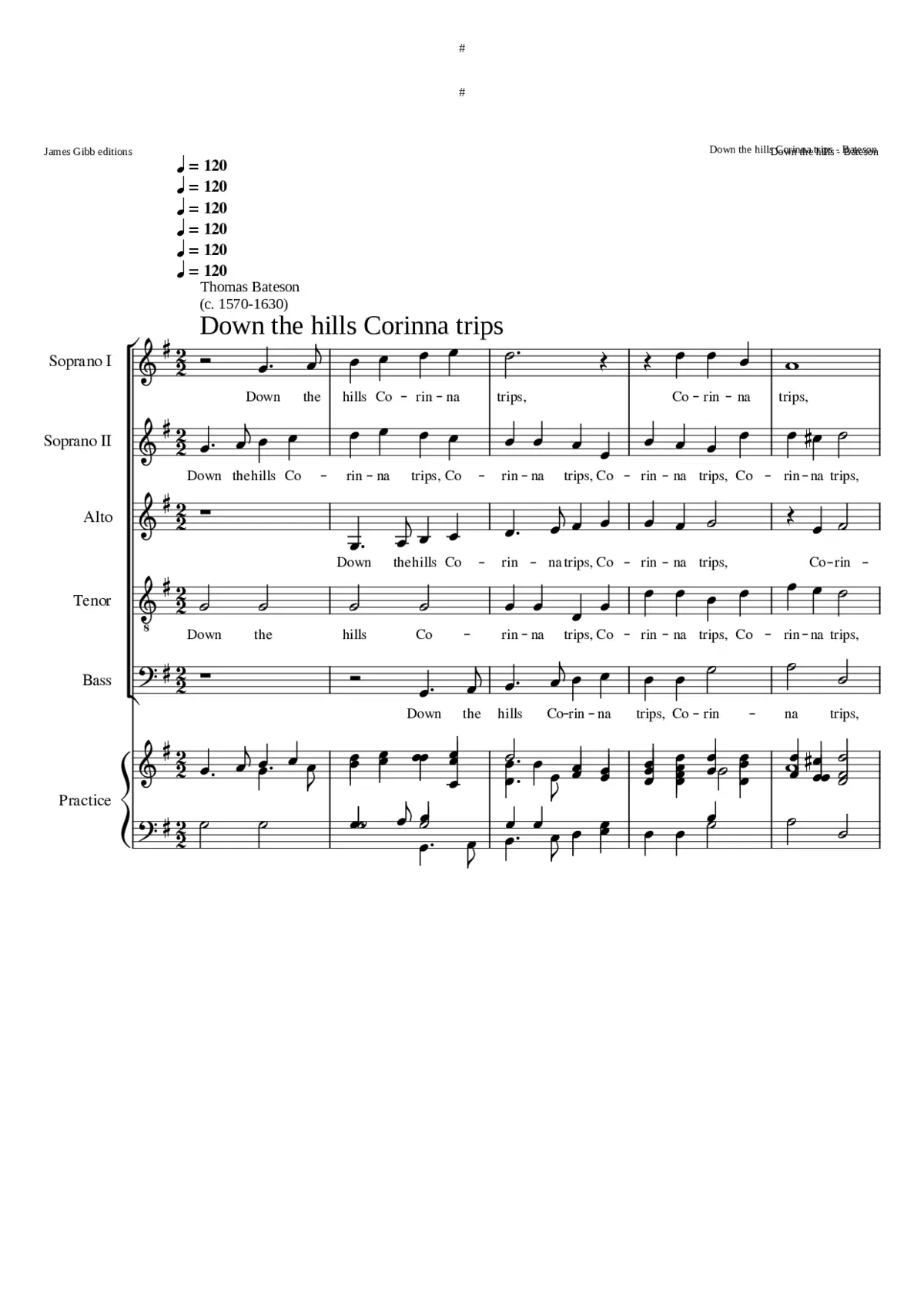 Down the hills Corinna trips - Page 1