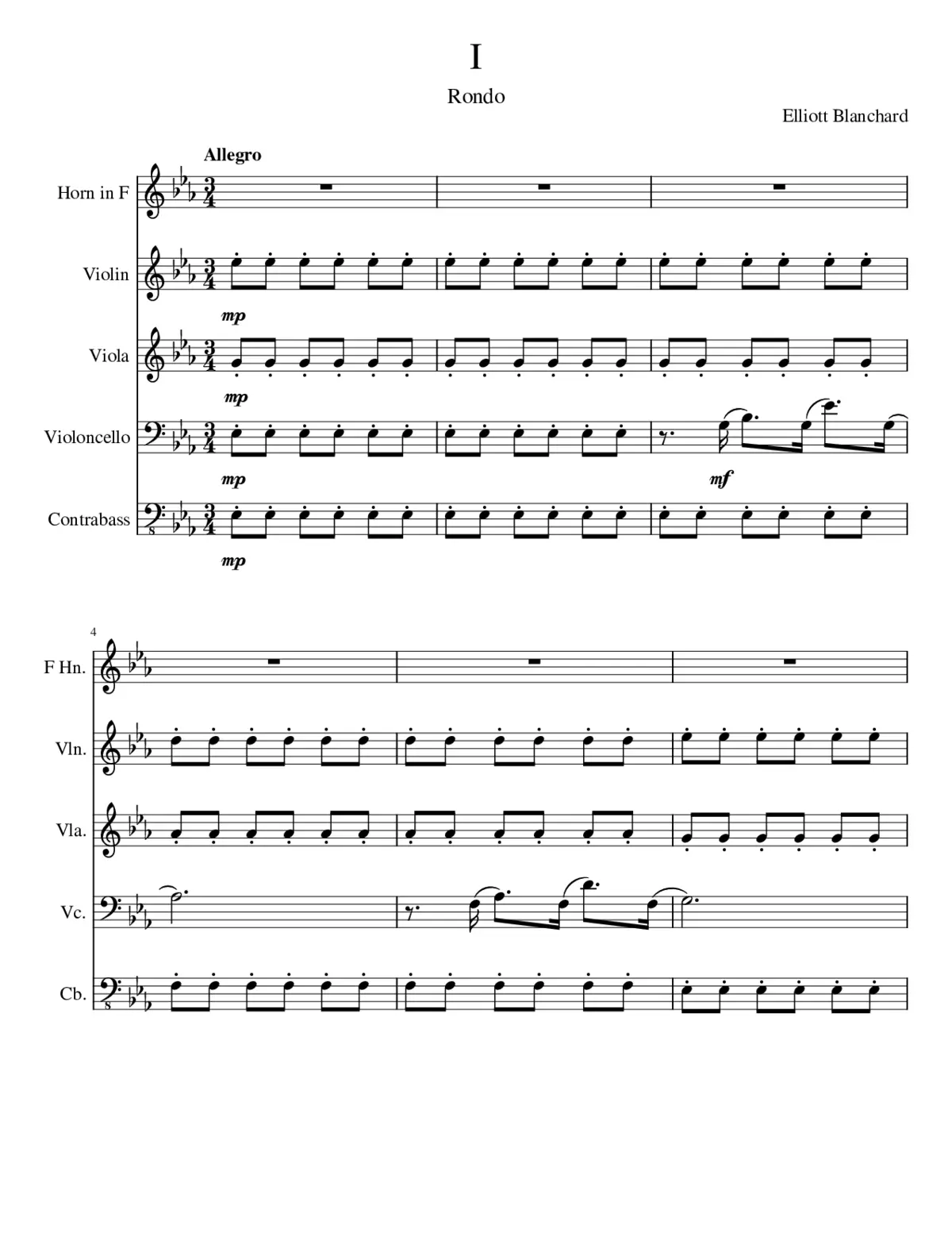 I horn concerto - Page 1