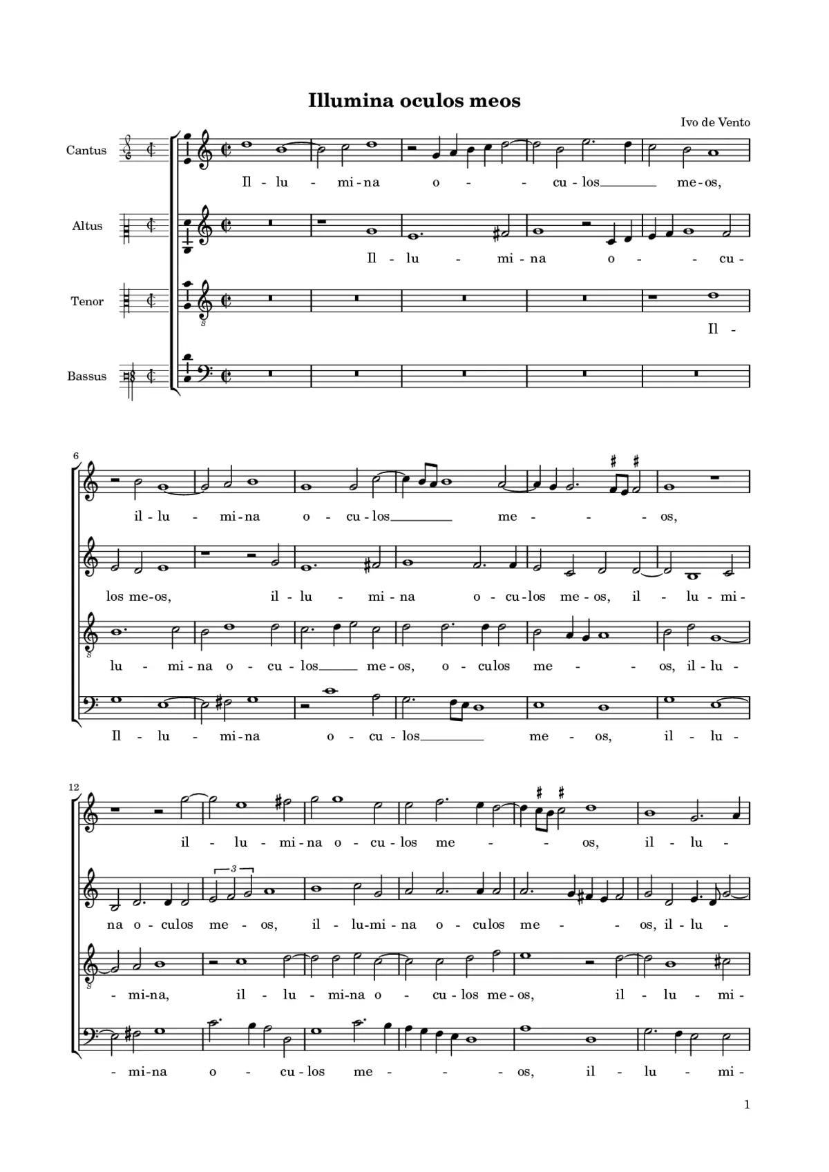 Illumina oculos meos - Page 1