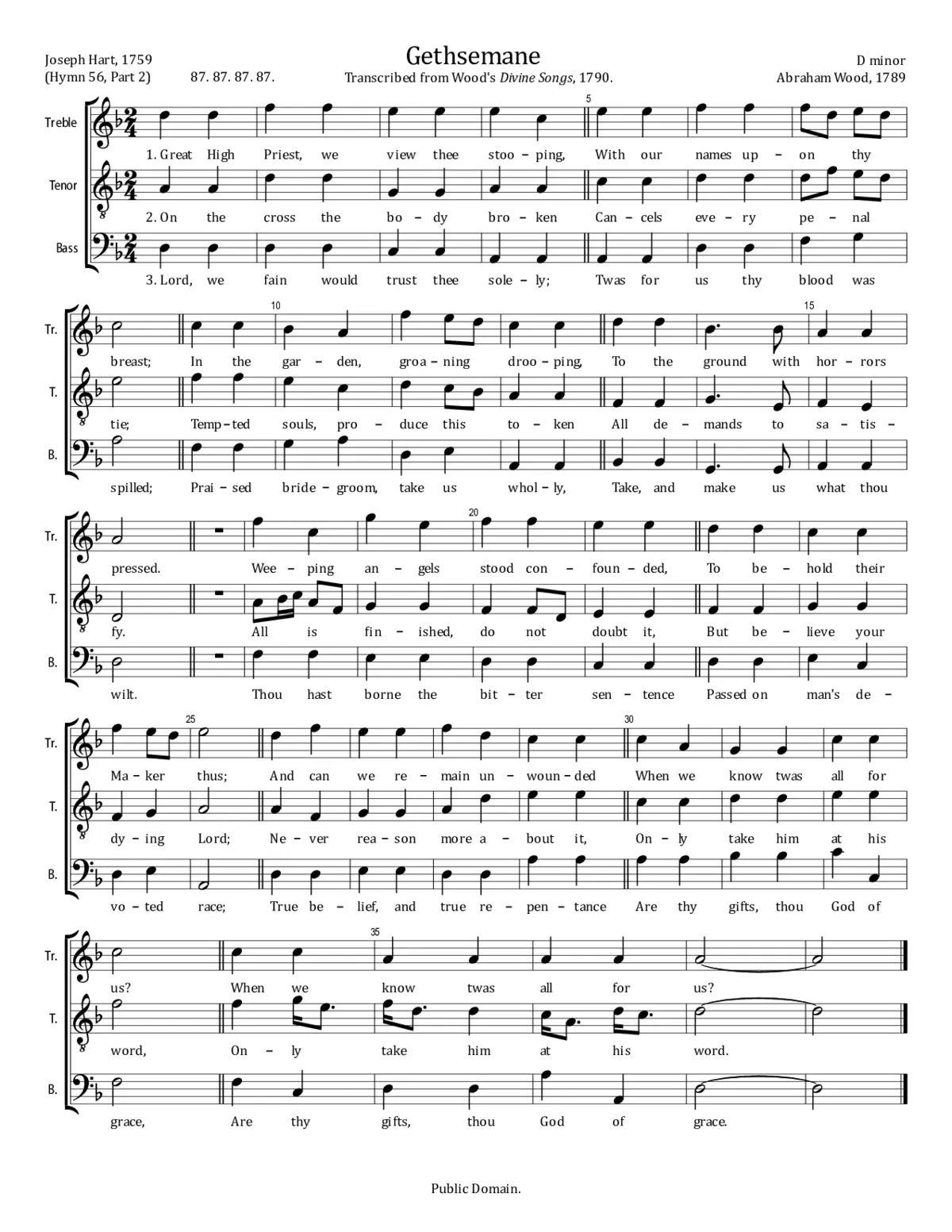 Gethsemane - Page 1