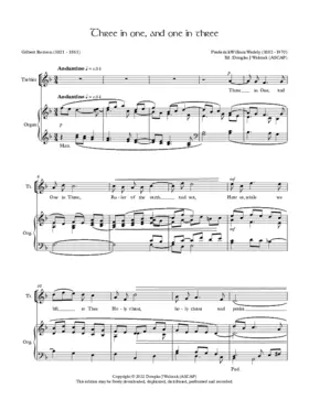 Three in one, and one in three