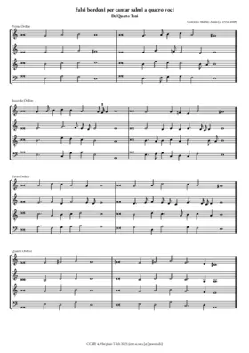 Falsi bordoni quarti toni