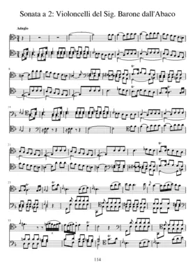 2 Sonatas for 2 Cellos