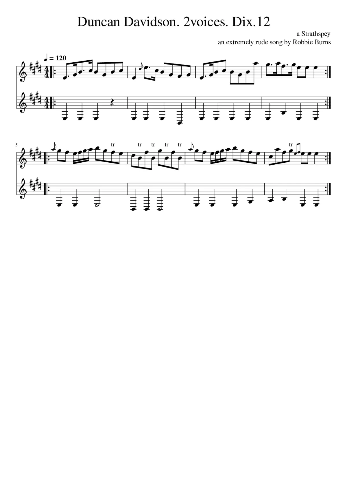 Duncan Davidson. 2voices. Dix.12 - Page 1