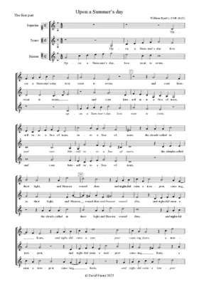 Upon a Summer's day - Then for a boat