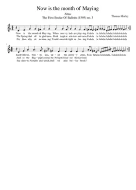 Now is the Month of Maying