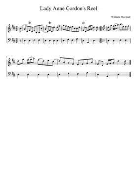 Lady Anne Gordon's Reel