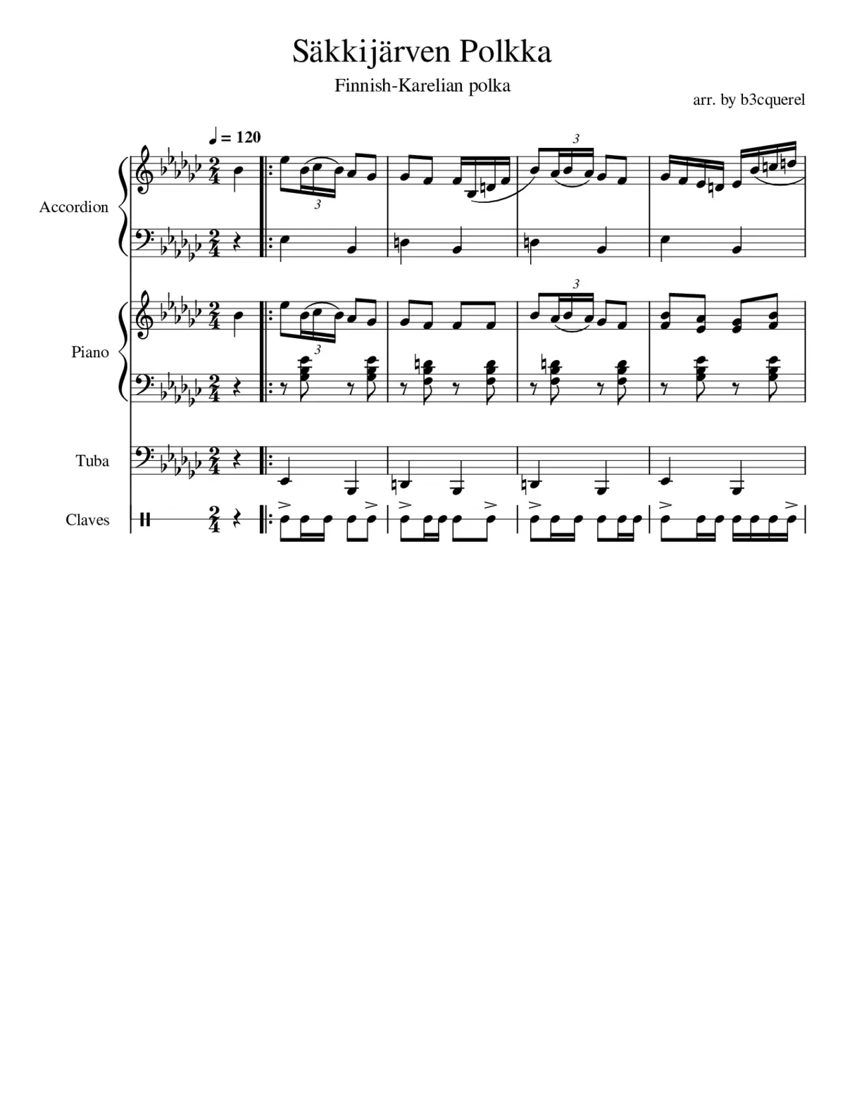 Säkkijärven polkka - Page 1
