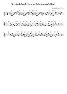 Sir Archibald Grant of Monemusk's Reel